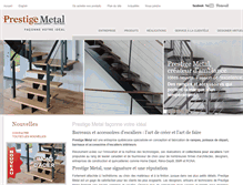 Tablet Screenshot of prestigemetal.com